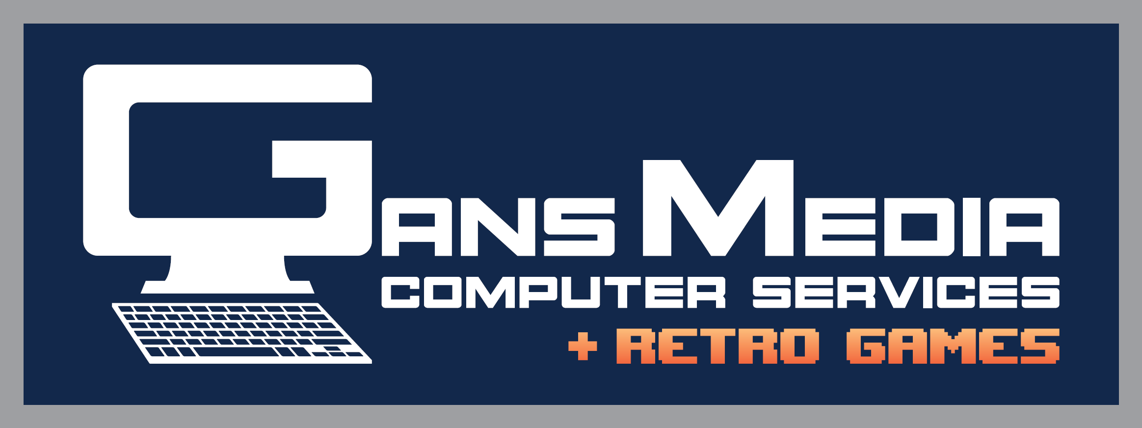 Gans Media - Computer Services & Retro Games Logo